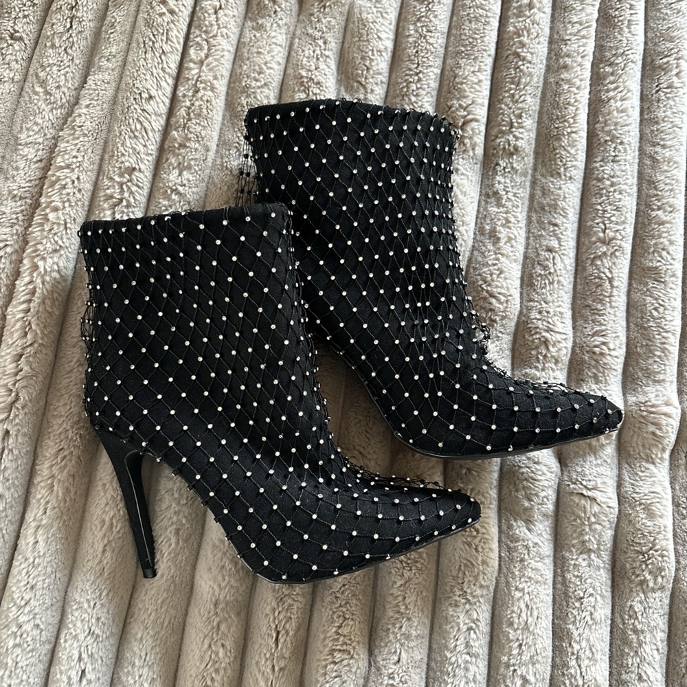 Bedazzled booties